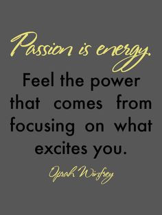 ... Oprah Winfrey. Good point. Aptly put. I think this quote describes me