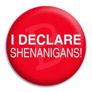 Home South Park I Declare Shenanigans Button Badge