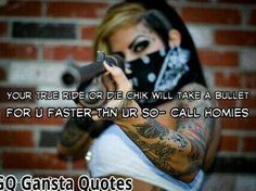 Ride or die chick (:€ real talk, btch quot, tattoo girl