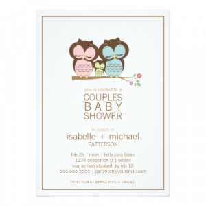 Couples Baby Shower Invitations Wording Ideas