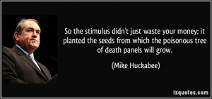 So the stimulus didn't just waste your money; it planted the seeds ...