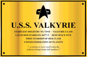 Valkyrie • NX 73918 Class Starship