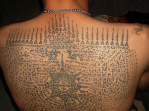 Back > Gallery For > Back Script Tattoo