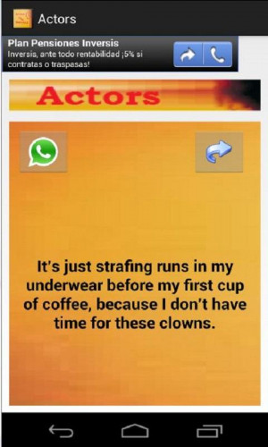 Quotes Actors - screenshot