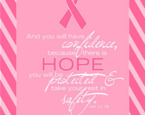 18 Printable Breast Cancer A wareness Bible Verse Sign , Hope, Cancer ...