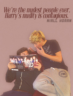 Some favourite quotes of: Harry Styles and Niall Horan talking about ...