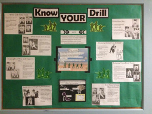 Toy Story green army men themed Bulletin Board about self-defense. # ...