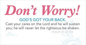 God's got your back!