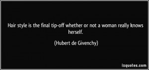 Hubert de Givenchy Quote