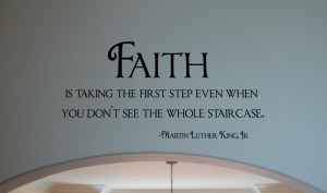 Faith Martin Luther King Wall Decals
