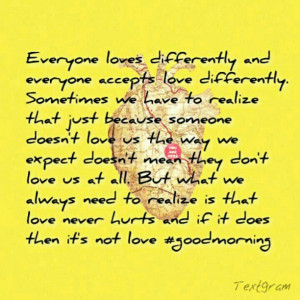 Everyone Loves Differently