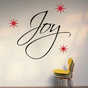 Joy Christmas Wall Quote