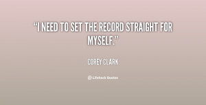 Corey Clark Quotes