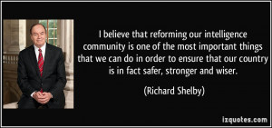 More Richard Shelby Quotes