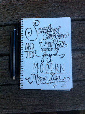 Something's Gotta Give - One Republic