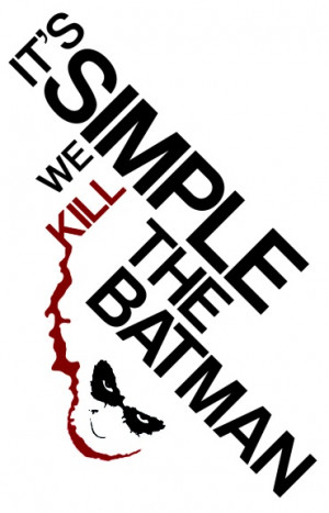 Typography « ashleyws #Batman #Joker #Quote #Typography