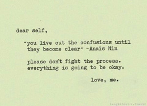 Dear self,