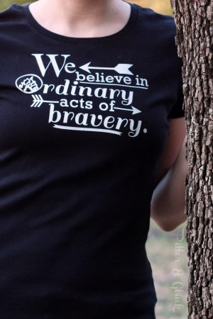 DIY Divergent Inspired Dauntless Quote T-shirt from www.pitterandglink ...