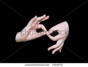 stock-photo-the-interpreting-sign-in-sign-language-on-a-black ...