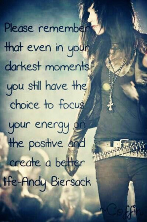 black veil brides, life quotes, music, quotes, teen life, band quotes ...