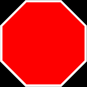 stop sign item vector magz