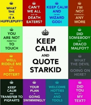 Keep Clam And Quote Starkid