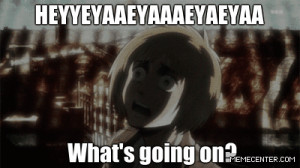 Attack on titan:What's going on? (Gif) by Sora6455