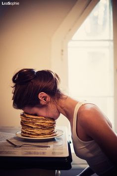 Cuz I'm tired.. Of it all! Pancake loving