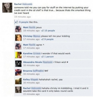 The Most Ridiculous Facebook Statuses