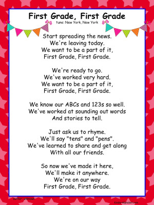 preschool graduation poems
