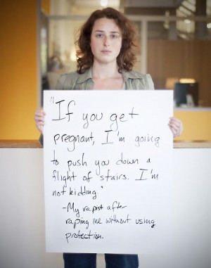 ... of sexual assault posing with actual quotes from their attacker