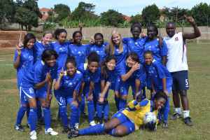 ... coach to create a high school girls soccer team. (kendra soccer game