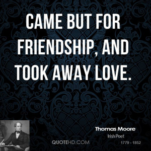 Thomas Moore Friendship Quotes