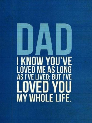 Love You Dad Sayings From Daughter