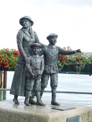 Annie Moore statues, Cobh, Co. Cork