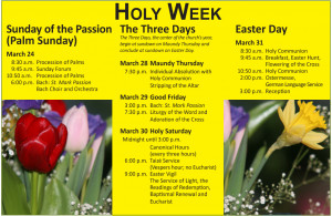 easter holy week 2013