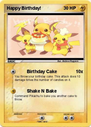 Pokemon Happy Birthday Josiah