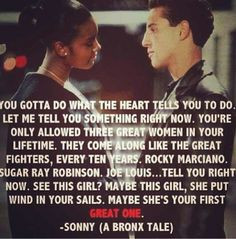 maybe she s your first great one a bronx tale