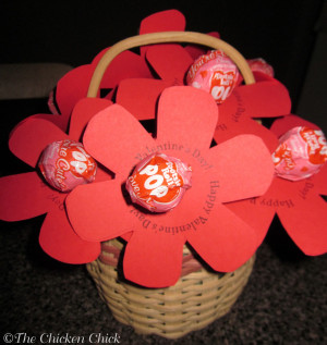 Valentine's Day leaf Template for Tootsie Pop flowers by ...