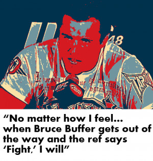 Chael Sonnen quote on fighting no matter what