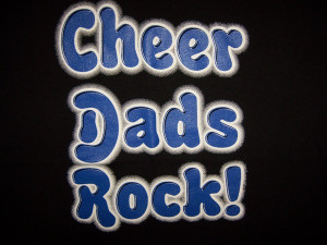 Cheer Dad Shirts Cheer dads rock- royal