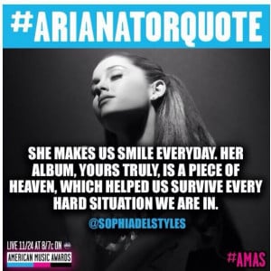 Ariana Grande Quote