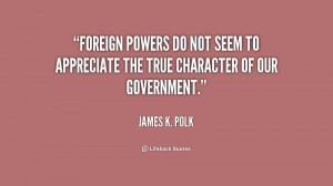 James K Polk Quote