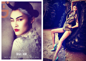 Amazing Sui He in the @prabalgurung beauty look by @maccosmetics #nyfw ...