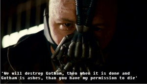 Bane Quotes.