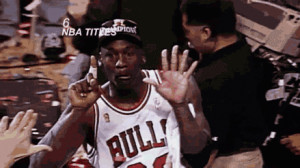 NBA Chicago Bulls michael jordan championship