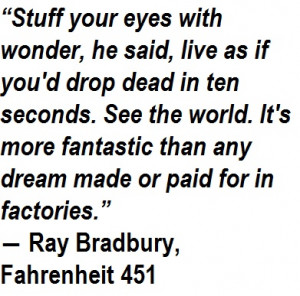 Ray Bradbury quote