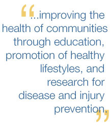 Preventive medicine focuses on disease prevention and health promotion ...