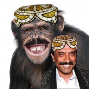 Zardari Monkey Funny Picture