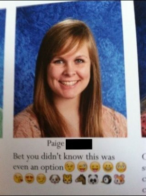 ... through my yearbook reading senior quotes. This was my favorite